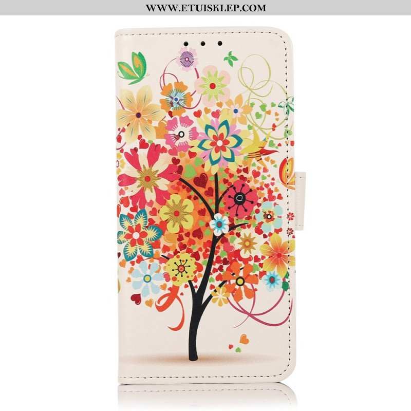 Etui Folio do Sony Xperia 10 IV Kwitnące Drzewo